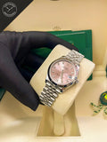 Datejust da donna quadrante Rosa con Diamanti e cinturino Jubilee 31 mm