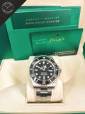 Submariner ghiera ceramica nera con quadrante Nero 41mm