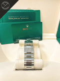 Sky dweller quadrante Bianco e cinturino Oyster 42 mm