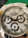 Daytona in Acciaio con quadrante Bianco 41 mm