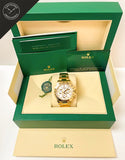 Daytona 40mm Oro giallo Quad Bianco