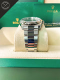Datejust quadrante Grigio con diamanti e cinturino Oyster 41 mm
