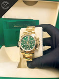 Daytona Oro Giallo Quadrante Verde  40 mm