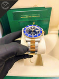 Submariner in  Acciao e Oro con quadrante blu 41mm
