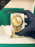 Daydate Oro Giallo quadrante oro giallo con numeri romani 40 mm
