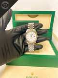 Datejust quadrante Bianco e cinturino Jubilee 41 mm