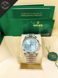 Daydate quadrante Celeste 40 mm