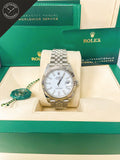 Datejust quadrante Bianco e cinturino Jubilee 41 mm