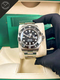 Submariner ghiera ceramica nera con quadrante Nero 41mm