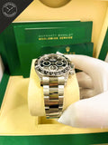 Daytona con Ghiera in Ceramica e Quadrante Nero 40mm