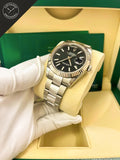DateJust quadrante Nero e cinturino Oyster 41 mm