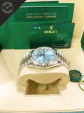 Daydate quadrante Celeste 40 mm