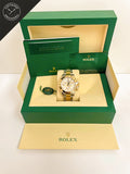 Daytona acciaio e oro giallo  Quadrante Bianco 40mm