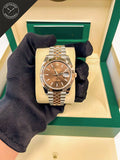 DateJust acciaio e oro rosa 41 mm