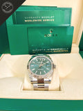 Datejust quadrante Verde e cinturino Oyster 41 mm