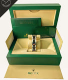 Datejust quadrante Grigio con diamanti e cinturino Oyster 41 mm