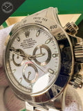 Daytona in Acciaio con quadrante Bianco 41 mm