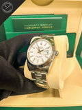 Datejust 41mm quadrante Bianco e cinturino Oyster