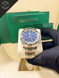 Daytona in Acciaio con quadrante  Blu 40mm