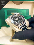 Submariner ghiera ceramica nera con quadrante Nero 41mm