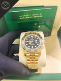 Gmt master in Oro Giallo con cinturino Jubilee
