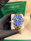 Submariner in  Acciao e Oro con quadrante blu 41mm