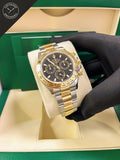 Daytona 40mm Acciaio/oro Quad. Nero