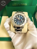 Yatchmaster quadrante Blu in acciaio 42 mm