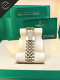 DateJust quadrante Verde e cinturino Jubilee 41 mm