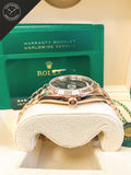 Daydate Oro Rosè quadrante chocoloate 40 mm