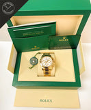 Daytona 40mm Oro giallo Quad Bianco