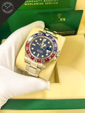 Gmt master Pepsi e cinturino Oyster