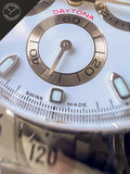 Daytona in Acciaio con quadrante Bianco 41 mm