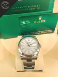 Datejust 41mm quadrante Bianco e cinturino Oyster