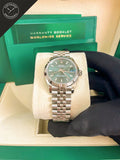 Datejust 31 mm con quadrante  Verde donna
