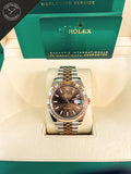 DateJust acciaio e oro rosa 41 mm