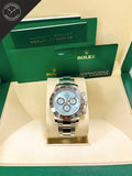 Daytona Ghiera Ceramica Quadrante Azzurro 40mm