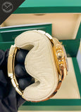 Daytona 40mm Oro giallo Quad Bianco