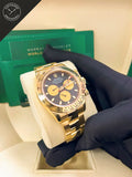 Daytona in Oro Giallo con Quadrante Nero 40mm