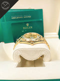 Daydate Oro Giallo quadrante oro giallo con numeri romani 40 mm