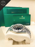 DateJust quadrante Nero e cinturino Jubilee 41 mm