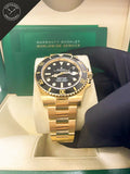 Submariner in Oro giallo quadrante nero 41 mm