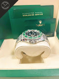 Submariner ghiera ceramica verde e quadrante nero 41mm