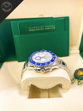 Yatch master 44 mm Acciaio ghiera blu ceramica