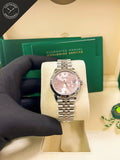 Datejust da donna quadrante Rosa con Diamanti e cinturino Jubilee 31 mm