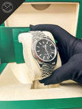 DateJust quadrante Nero e cinturino Jubilee 41 mm