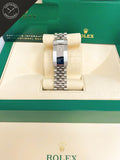 DateJust quadrante Grigio e cinturino Jubilee 41 mm