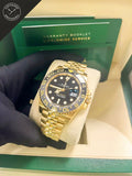 Gmt master in Oro Giallo con cinturino Jubilee