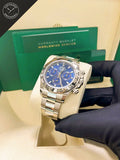 Daytona in Acciaio con quadrante  Blu 40mm