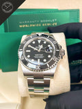 Submariner ghiera ceramica nera con quadrante Nero 41mm